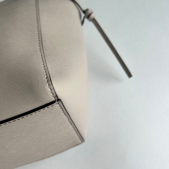 Kate Spade Grey Crossgrain Leather Handbag Shoulder Bag - Picture 10 of 15